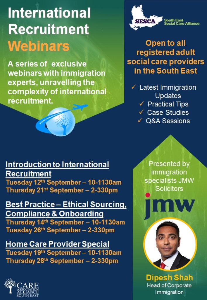 International Recruitment Webinars Register Now Sesca